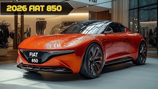 New 2026 Fiat 850: Retro Charm Meets Modern Innovation | Electric Icon Returns!