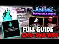 6700+ SOUL WISP in 30 Minutes | Anime Vanguards Update 1.5