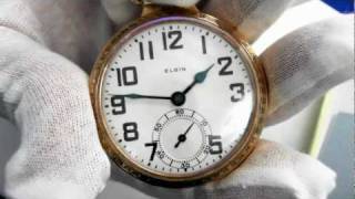 Antique Elgin Pocket Watch (Circa 1927) - Railroad Quality