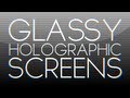 After Effects Tutorial: Glassy Holographic Screen