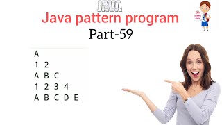 Java pattern program tutorial part 59 Easy Learning Genius