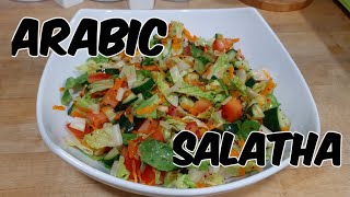 simple vegetables salad//ARABIC SALATHA//