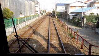 【後部展望】静岡鉄道新清水～新静岡 Shizuoka Railway Train Back View