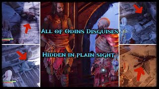 All Possible Odin Disguises God of War Ragnarok