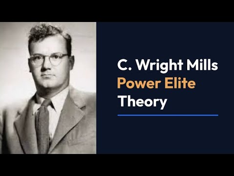 Who was the writer of elite theory of power?