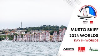 ACO 13th Musto Skiff World Championship 2024 | Race Day 5 Video