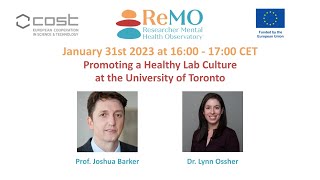 Promoting a Healthy Lab Culture at the University of Toronto