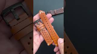 Handmade Cowhide Breathable Watch Band 18 20 22 24mm Men Wome