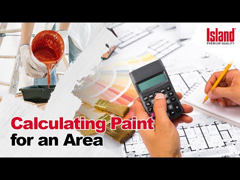 How do you calculate the area of a pipe for painting?