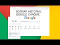 Como borrar historial de navegación por completo de Google Chrome | Eliminar, Movil, iphone,android