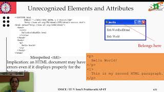 7 Basic XHTML Syntax and Semantics