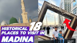 Top 18 Points Must Be Visit In Madina ❤️ Step By Step Ultimate Travel Guideline | Quality \u0026 Results