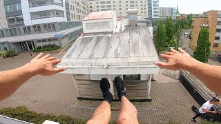 FIRST PERSON PARKOUR THROUGH GOTHENBURG