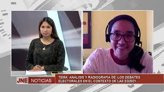 LOS DEBATES PRESIDENCIALES; ANÁLISIS Y RADIOGRAFÍA   EN EL CONTEXTO DE LA EG 2021