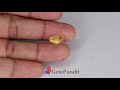 yellow sapphire 6.66 carats