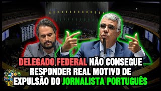 Delegado Federal não consegue justificar questionamentos de Senador Eduardo Girão sobre o jornalista