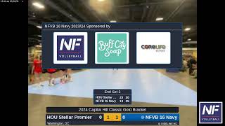 NFVB 16 Navy vs. HOU Stellar Premier (2024.02.19)