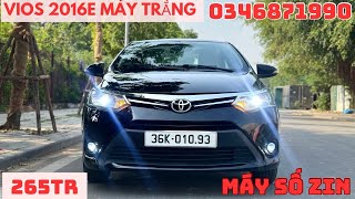 Vios E 2016 máy trắng tư nhân full đồ chơi máy số zin alo 0346871990