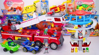 Paw Patrol Mini Trucks Review | Mighty Movie | Rescue Wheels | Paw Patrol Marshall’s Fire Truck