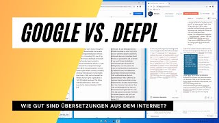 Wie gut sind Übersetzungen aus dem Internet? Google Translator und Deepl im Vergleich