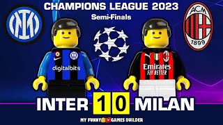 Inter vs Milan 1-0 (3-0) • Semi-final Champions League 2023 • All Goals & Hіghlіghts Lego Football