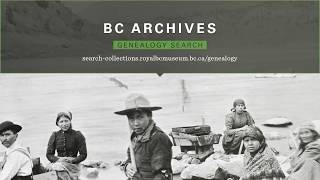 How-to: BC Archives Genealogy Search