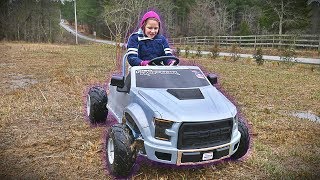 Surprising my Sister with A Motorized f150 Power Wheels!