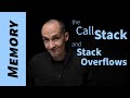 The Call Stack and Stack Overflows (example in C)