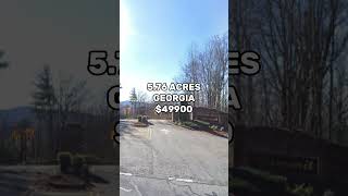 5.76 Acres for sale in Murray County, Georgia for $49,900. Gated community subdivision. #realestate