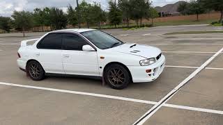 1996 Subaru WRX STi III JDM RHD 5 speed manual 2.0 Turbo review