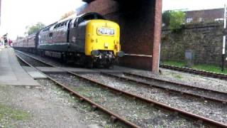 Deltic 55022 departs Bury Bolton St