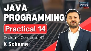 Design Form in Java using AWT Controls | Diploma Semester 4 Practical No. 14 (K Scheme)