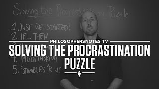 PNTV: Solving the Procrastination Puzzle by Timothy A. Pychyl (#244)