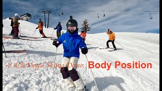 小尾虎教滑蘑菇 Geniusxsy Mogul Skiing Demo1: Body Position