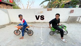 Dirt Bike VS Mini Superbike Bike 😂 Tochan
