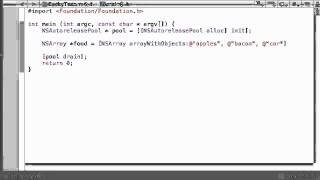 Objective C Programming Tutorial 57 Introduction to Arrays