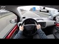 Seat Mii 1.0 (2012) on German Autobahn - POV Top Speed Drive