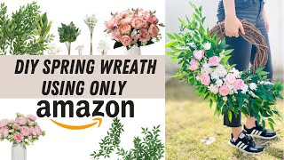 How to make a wreath using Amazon florals Part 2!