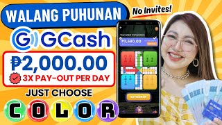 FREE GCASH ₱2,000 PAY-OUT PER DAY! JUST CHOOSE COLOR | LEGIT GCASH PAY-OUT ✅ ZERO INVITE