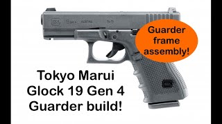 Tokyo Marui Glock 19 Gen 4 Guarder frame installation! #airsoft #tokyomarui #guarder #glock