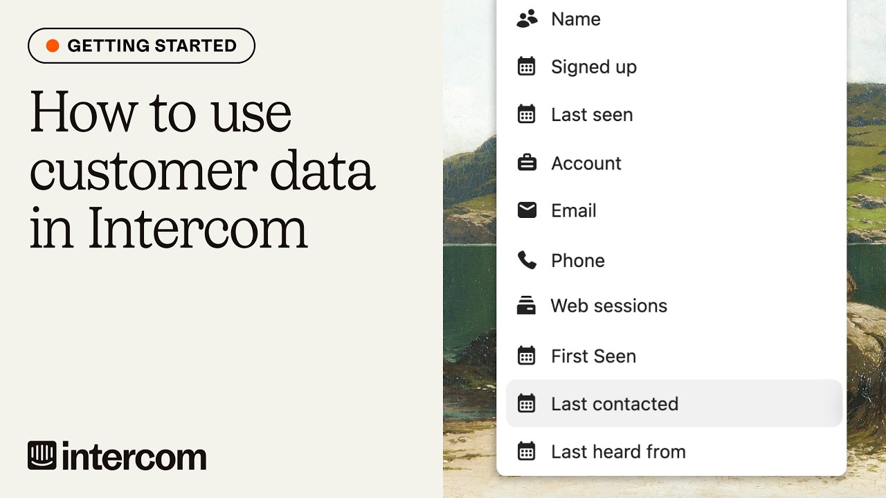 How To Use Customer Data In Intercom Youtube