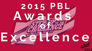 2015 PBL NLC - Awards of Excellence Ceremony
