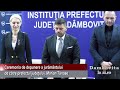 ceremonia de depunere a jurământului de către prefectul județului marian tănase