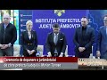 ceremonia de depunere a jurământului de către prefectul județului marian tănase