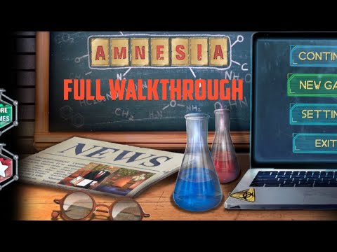 Amnesia Room Escape Game Walkthrough FULL GAME (Escape Adventure Games)