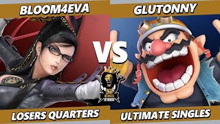 Kings of Fields 4 TOP 8 - Bloom4Eva (Bayonetta) Vs. Glutonny (Wario) Smash Ultimate - SSBU