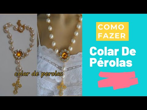 Maxi Colar De Perolas Youtube