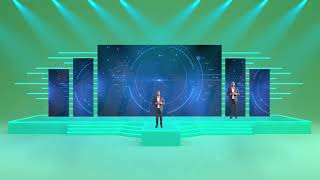 Clean LED Vmix Virtual stage