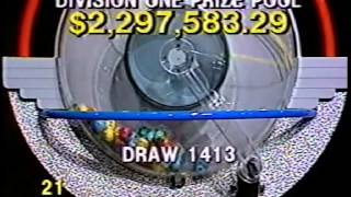 X Lotto Draw 1413 (NWS-9, 4/2/1995)