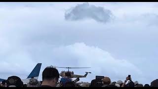 小松航空祭2024  UH-1 帰投　10:51